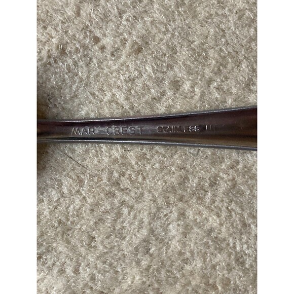 Vintage Mixed Lot Marcrest Mar-Crest Fork Spoons MCF1 Atomic Starburst - Picture 3 of 4